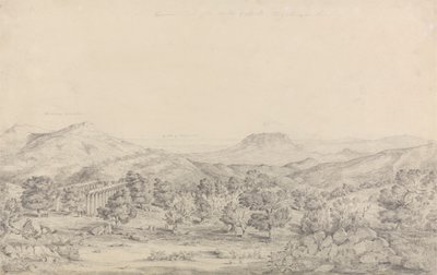 Bassai, Phigalea'daki Apollo Epicurius Tapınağı'nın Genel Görünümü by John Foster
