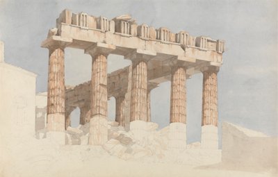 Parthenon'un Doğu Yakası ve Güney Yakası by John Foster