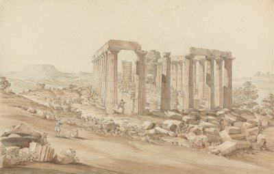 Bassai, Phigalea'daki Apollo Epicurius Tapınağı by John Foster