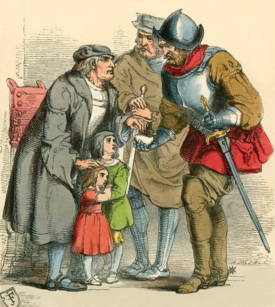 Ruffians tarafından alınan çocuklar by John Franklin
