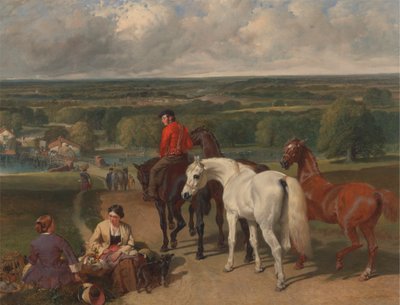 Kraliyet Atlarını Çalıştırmak by John Frederick Herring