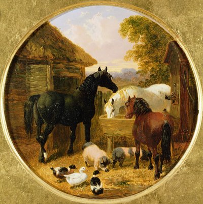 çiftlik sahnesi by John Frederick Herring Junior