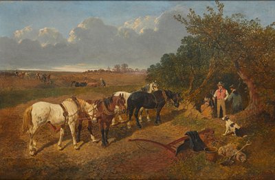 Takımı Dinlendirmek (tuval üzerine yağlı boya) by John Frederick Jr. Herring