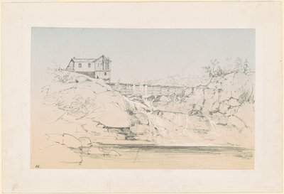 Barajın Yanında Bina by John Frederick Kensett
