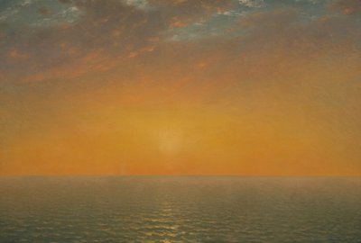 Denizde Günbatımı by John Frederick Kensett