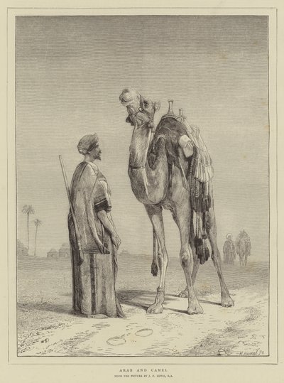 Arap ve Deve by John Frederick Lewis