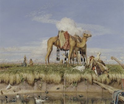 Nil kıyısında, Yukarı Mısır by John Frederick Lewis