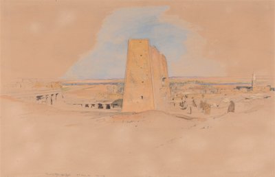 Edfou Tapınağı, Yukarı Mısır by John Frederick Lewis