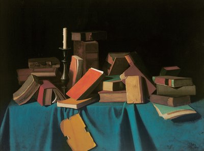 Kütüphanede, 1894-1900 by John Frederick Peto