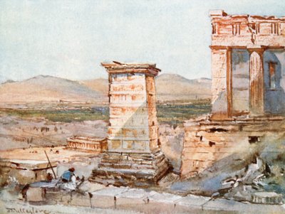 Atina. Agrippa Anıtı ve Pinacotheca by John Fulleylove