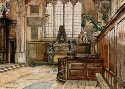 Inni í Allhallows, Barking-by-the-Tower by John Fulleylove