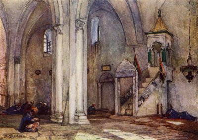 Samiriye Camii'nin içi (renkli taş) by John Fulleylove