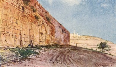 Kudüs, Tapınak Alanının Üçlü Kapısı (renkli taş) by John Fulleylove