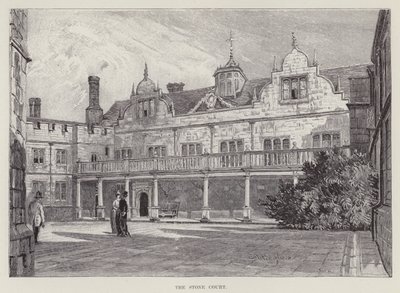 Knole House, The Stone Court (taş) by John Fulleylove
