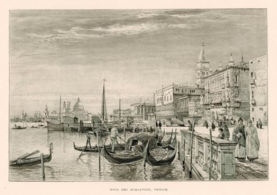 Riva dei Schiavoni, Venedik by John Fulleylove