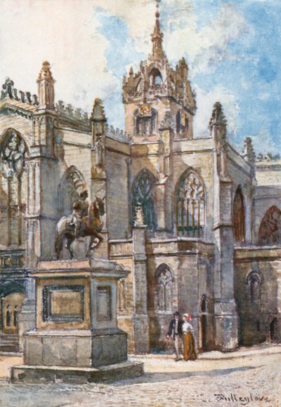 Mahkemelerden Aziz Giles Katedrali by John Fulleylove