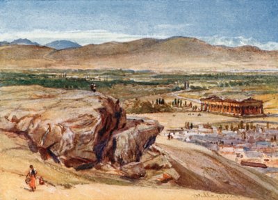 Areopagus ve Theseum by John Fulleylove