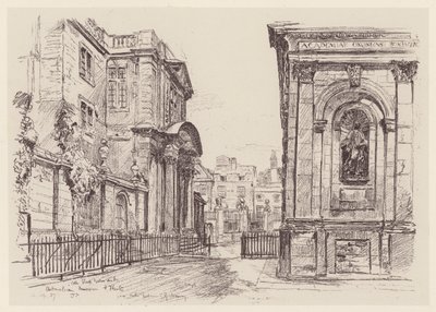 Ashmolean Müzesi (lito) by John Fulleylove