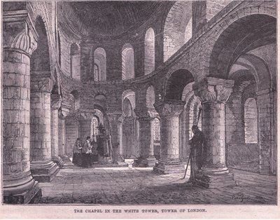 Beyaz Kule'deki Şapel, Londra Kulesi by John Fulleylove
