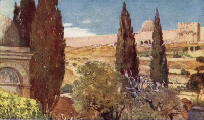 Getsemani Bahçesinin Selvileri by John Fulleylove