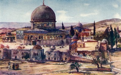 Antonia Kulesi Yakınındaki Kışladan Kaya Kubbesi, 1902. by John Fulleylove