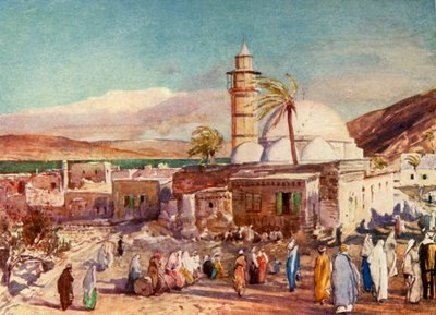 Tiberias Camii ve Celile Gölü, 1902. by John Fulleylove