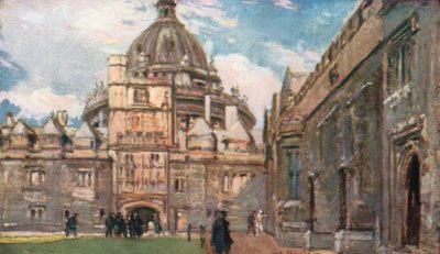 Radcliffe Kütüphanesi ya da Camera Bodleiana, Brasenose College Quadrangle