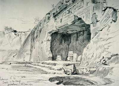 Kralların Sözde Mezarları, 1902. by John Fulleylove