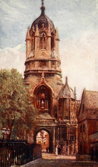 Tom Tower, Christ Church Koleji, 1903 by John Fulleylove