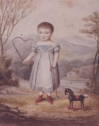 Oyuncak Atlı Kız by John Gadsby Chapman