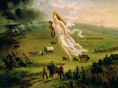 Amerikan İlerlemesi, 1872 by John Gast