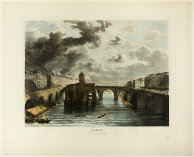 Paris, Pont-au-Change by John Gendall