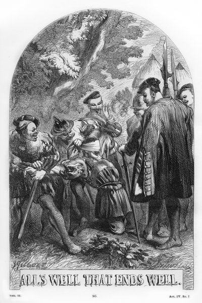 İyi Biten Her Şey İyidir, William Shakespeare by John Gilbert