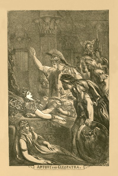 Antonius ve Kleopatra by John Gilbert