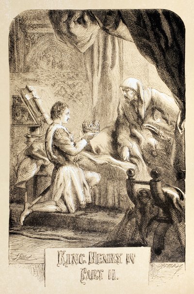 Henry IV, Kısım II, 1890 by John Gilbert