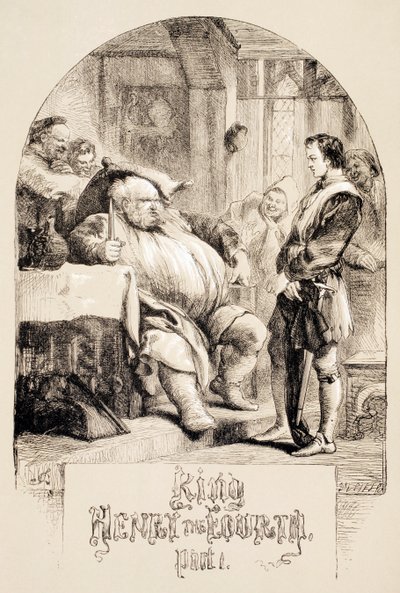 Henry IV, Kısım I, 1890 by John Gilbert