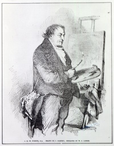 Joseph Mallord William Turner, W.J. Linton tarafından oyulmuş, c.1837 (gravür) by John Gilbert