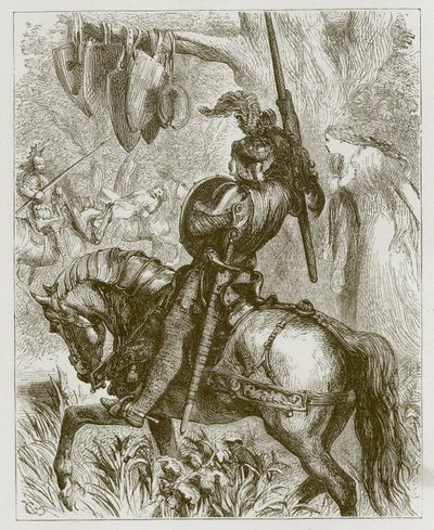 Sir Lancelot du Lake  by John Gilbert