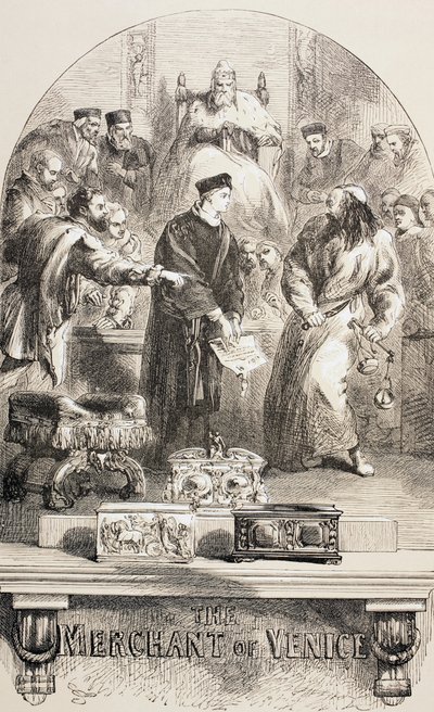 The Merchant of Venice, 1890  by John Gilbert