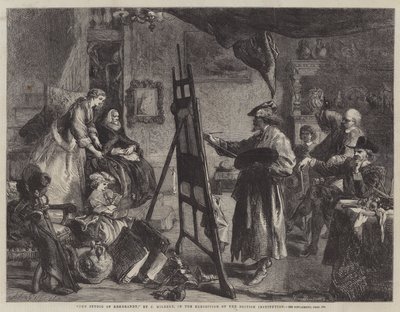 Rembrandt'ın Stüdyosu by John Gilbert