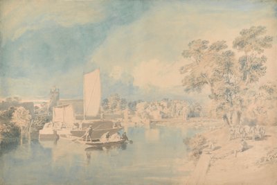 Isleworth'taki Thames Nehri by John Glover