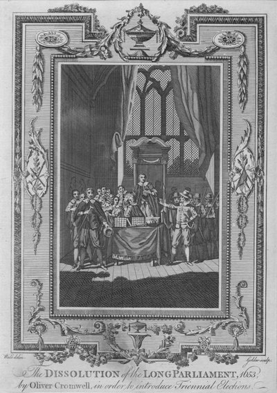 Uzun Parlamentonun Dağılması, 1653, Oliver Cromwell tarafından, Trienal Ele