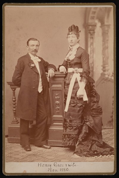 Henry Gass 1835-1884 ve Karısı Emma Dibble