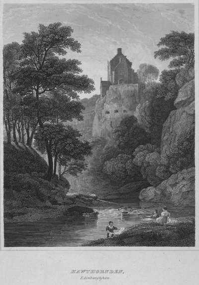 Hawthornden, Edinburgshire, 1814 by John Greig