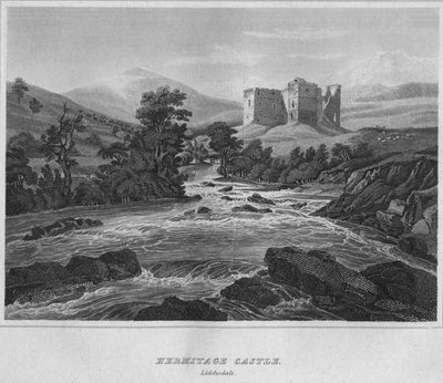 Ermitaj Kalesi. Liddisdale, 1814 by John Greig