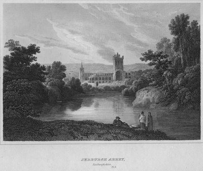 Jedburgh Manastırı, Roxburghshire, 1814 by John Greig