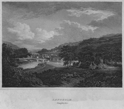 Langholm, Dumfrieshire, 1814 by John Greig