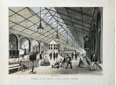 Genel Tren İstasyonu#39;nun içi, Chester by John Gresty