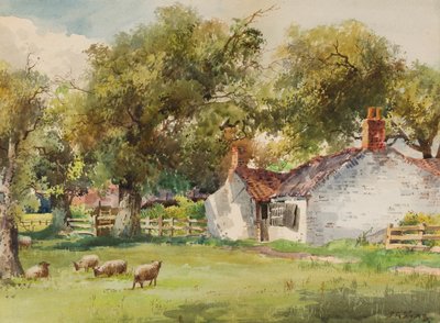 İlkbahar, Laceby Common (kağıt üzerinde wc) by John Guttridge Sykes