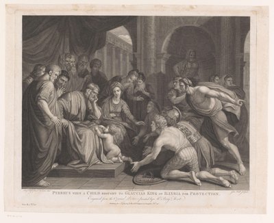 Pyrrhus, koruma için Kral Glaucias